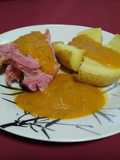 Codillo cocido con verduras en olla rápida