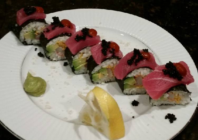 Recipe of Favorite Brad&#39;s spicy tuna California rolls