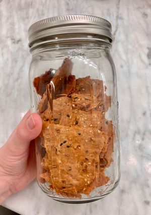A picture of Sourdough Discard Crackers.