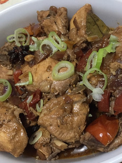 A picture of Chicken Adobo with Anise.