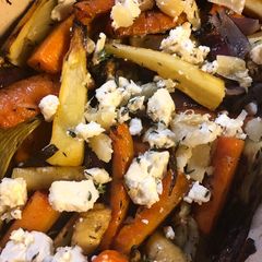 A picture of Roast root vegetables.