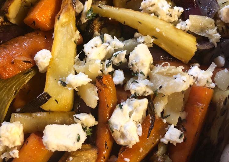 Steps to Make Homemade Roast root vegetables