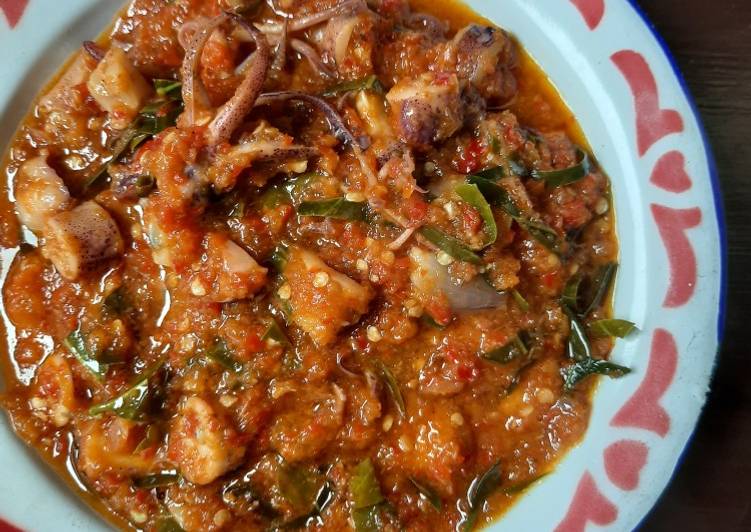 Resep Sambal Cumi Asin Anti Gagal