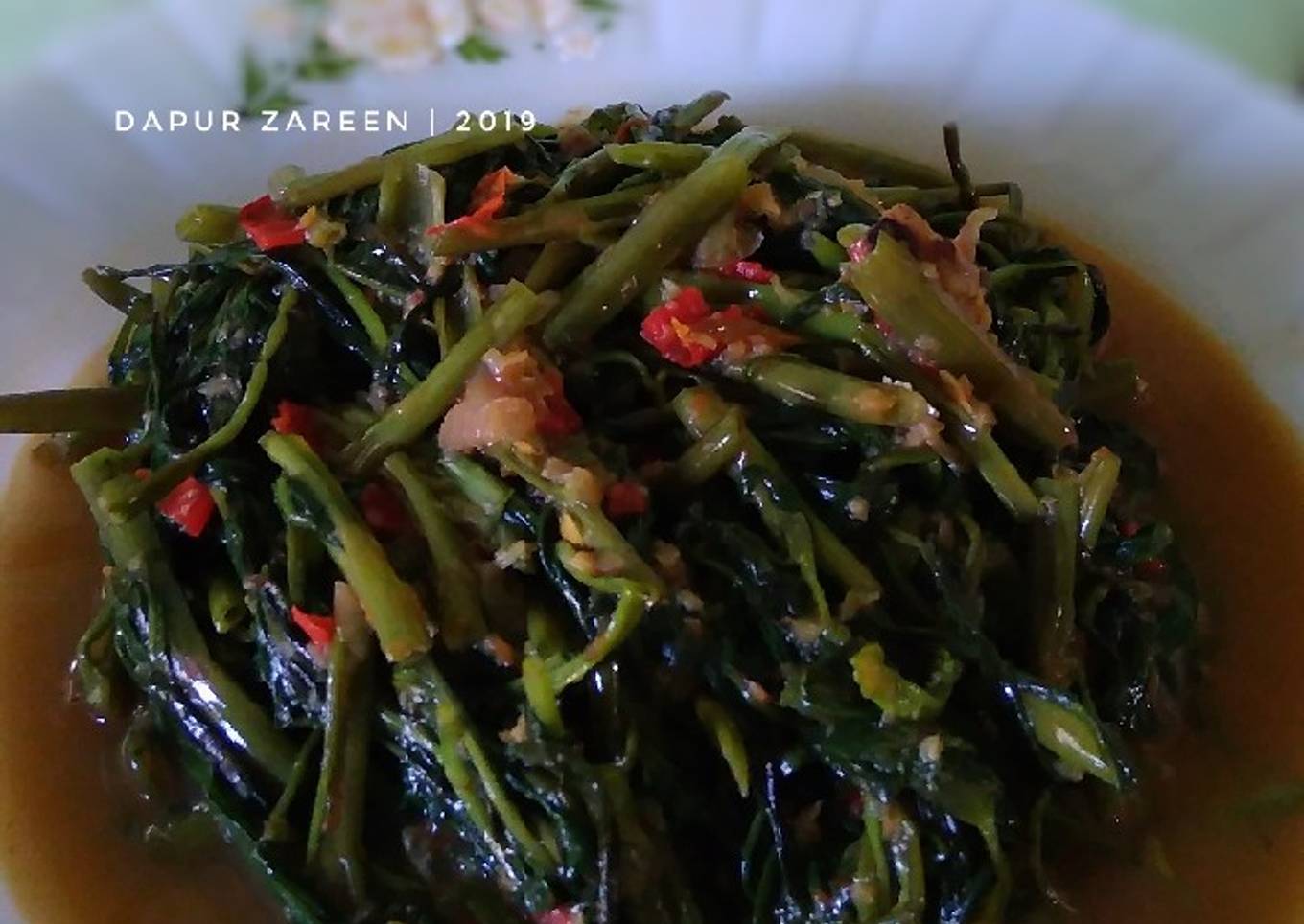 Tumis kangkung terasi