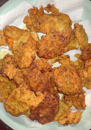Una foto de Buñuelos con sobras de arroz