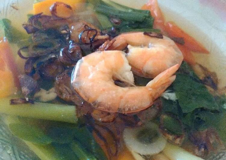 Sop Caisim Udang