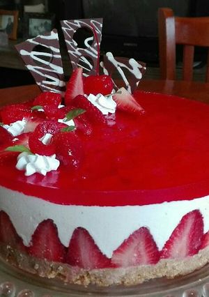 Una foto de Cheesecake de Fresas 🍓