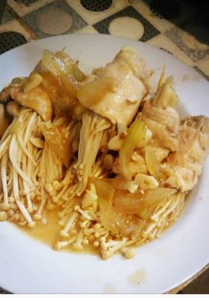 Foto resep Chicken enoki roll