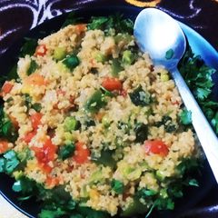 A picture of Daliya Pulao.
