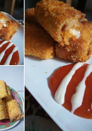 Foto resep Roti tawar sosis meleleh