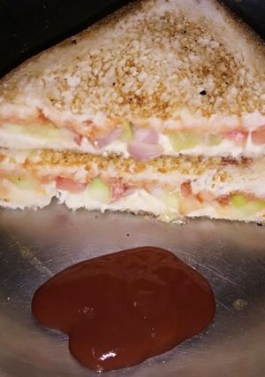 A picture of Malai sandwich.