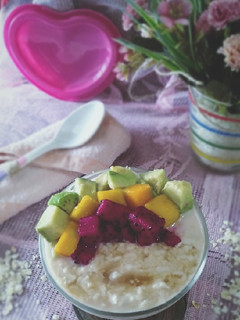Foto resep Oatmeal with Fruits & Honey