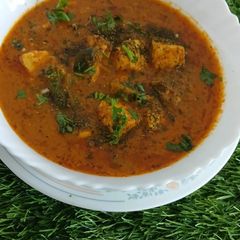 A picture of Paneer Capsicum Masala.