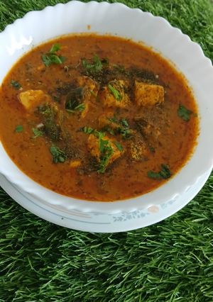A picture of Paneer Capsicum Masala.