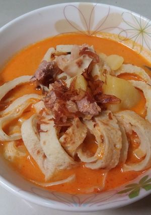 Foto resep Mpleg Terigu (Terigu gulai khas Betawi)