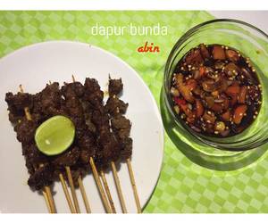 Resep mudah Sate Maranggi (pakai daging kambing) #KitaBerbagi Praktis Enak