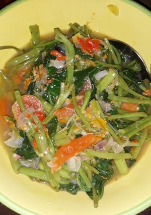 Foto resep Cah kangkung kampung