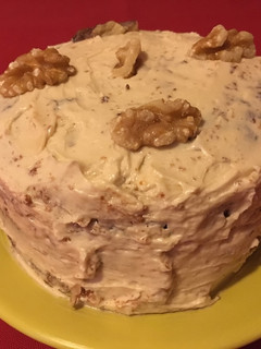 Una foto de Tarta Layer Cake de café y nueces