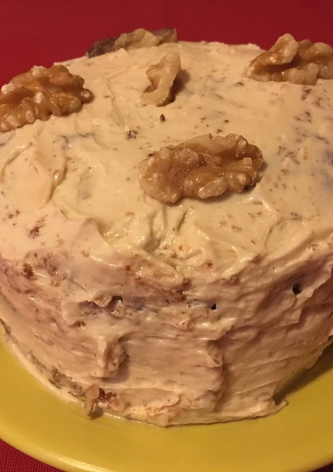 Una foto de Tarta Layer Cake de café y nueces