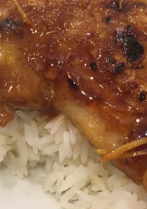 A picture of Simple teriyaki chicken (No Oil Needed).