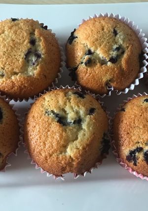 Hình của món Muffin việt quất.