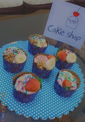 عکسی از دستور کاپ کیک شکلاتی