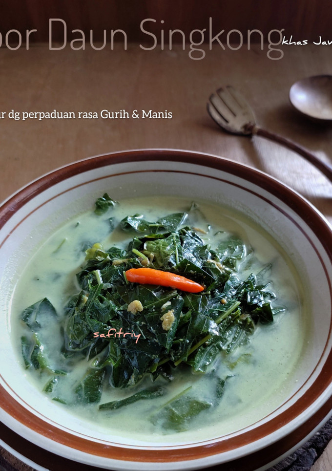 Foto resep Bobor Daun Singkong