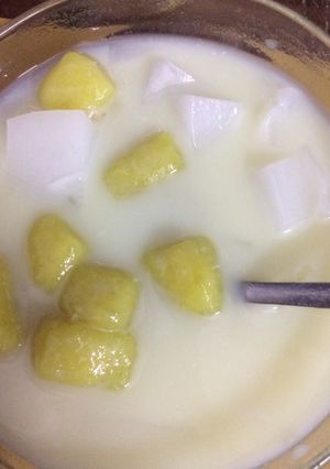 Hình của món Chè Khoai lang dẻo.
