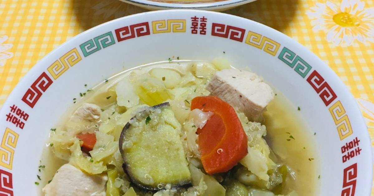 Sopa de Quinua (quinoa) con verduras! Receta de yenit julia tajiri- Cookpad