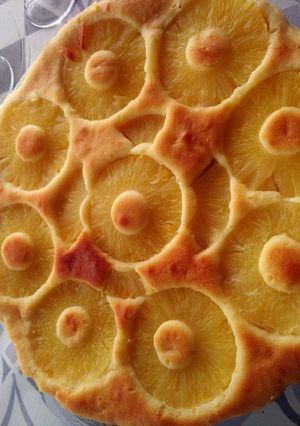 Une photo de Gâteau à l'ananas