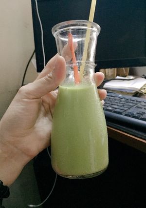 Hình của món Matcha đá xay.