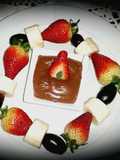 Brochetas de frutas Fácil