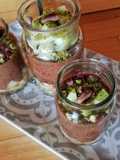 Mousse all'acquafaba, con cioccolato e pere, ricetta del riciclo 🌷