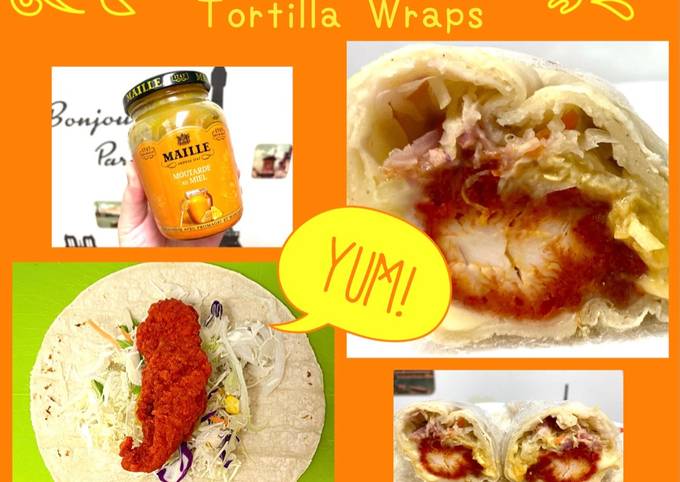 Simple Way to Make Favorite Spicy Chicken Tortilla Wraps