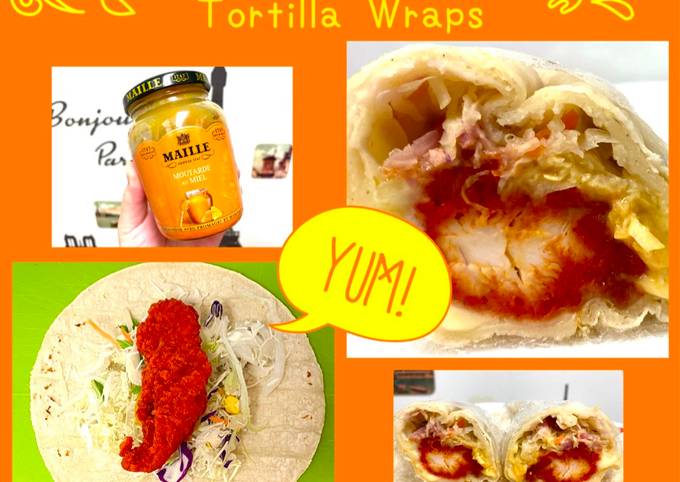 Simple Way to Make Favorite Spicy Chicken Tortilla Wraps