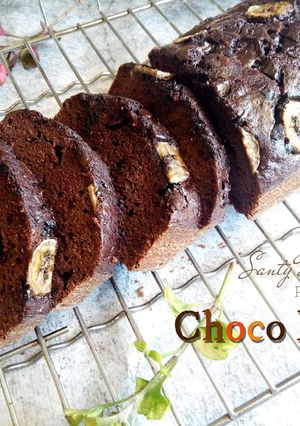 Foto resep CHOCO BANANA BREADSimple, no mixer