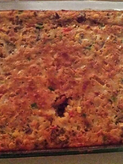 A picture of Mexican Cornbread.