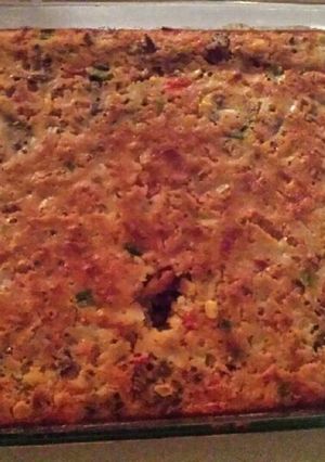 A picture of Mexican Cornbread.