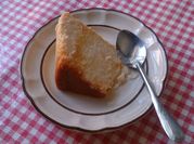 Una foto de cómo hacer flan con requesón