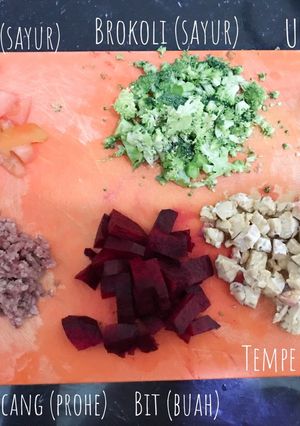 Foto resep Resep MPASI 6M menu 4⭐️ Bubur Merah Daging