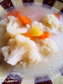 Gluténmentes karfiolleves recept fotója