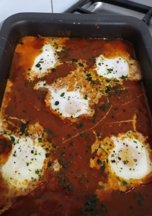 Une photo de Shakshuka à l'Israélienne