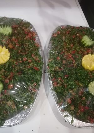 صورة لوصفة تبولة شامية
