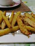 Papas crocantes saludables en sartén
