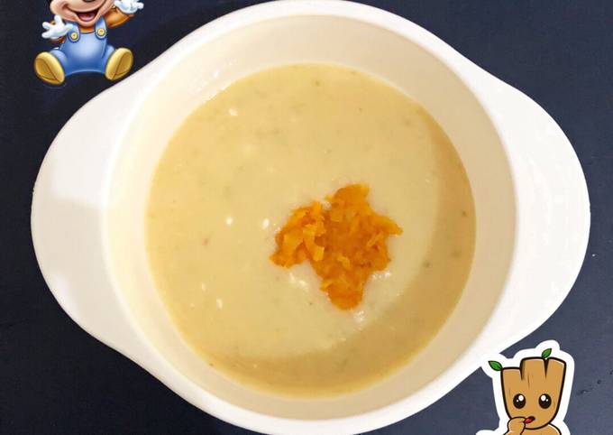 MPASI 6 bulan Salmon with mashed potato