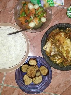Foto resep Ayam dan terong penyet