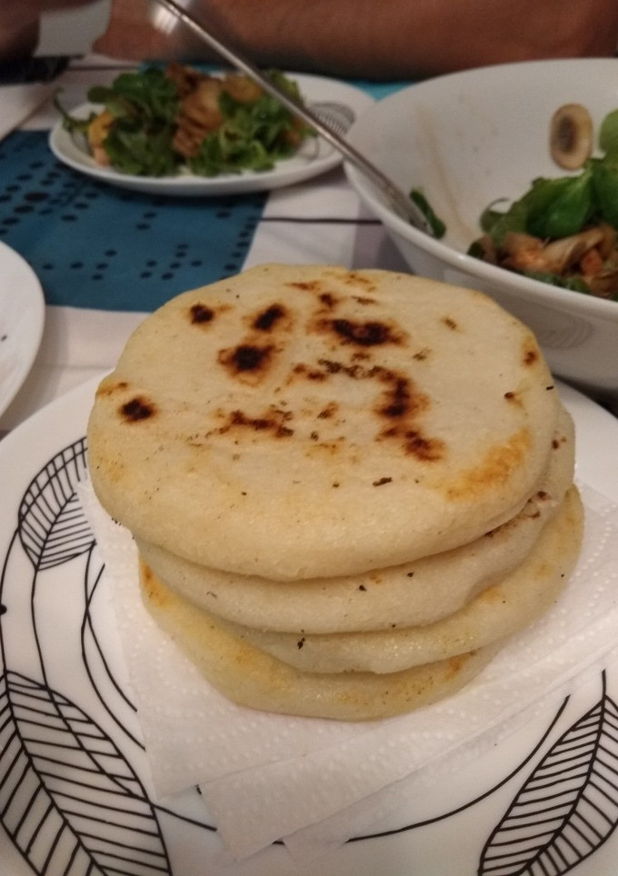 Una foto de Arepas