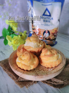 Foto resep Kue Soes Vanilla (Choux Pastry ~ No Mixer)