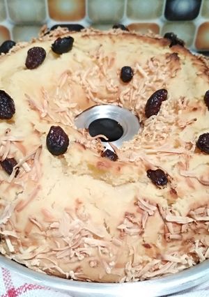 Foto resep Brudel Tape Keju Kismis Irit 2 telur Tanpa Mixer