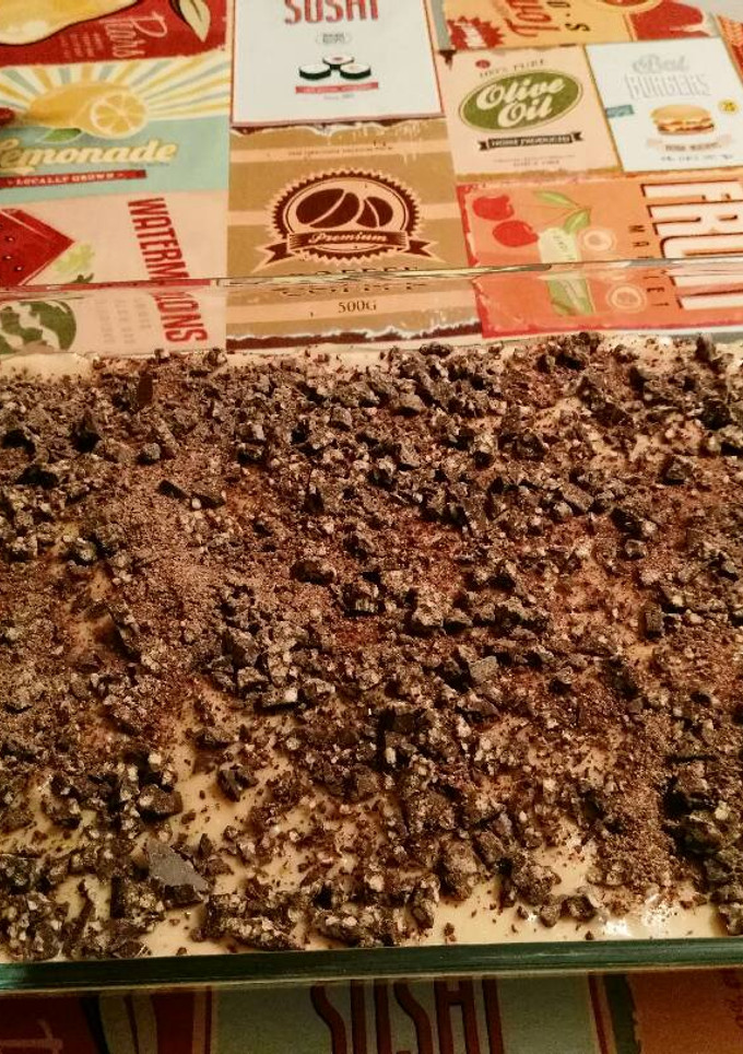 Una foto de Tarta de turrón